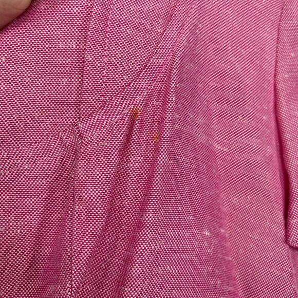 David Meister Pink Sheath Dress Women Sz 6  Short Sleeve Square Neck Feminine - Picture 3 of 11